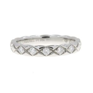 Chanel Coco Crush Ring Small Model Diamond 5p#47 (size Around 6.5) []